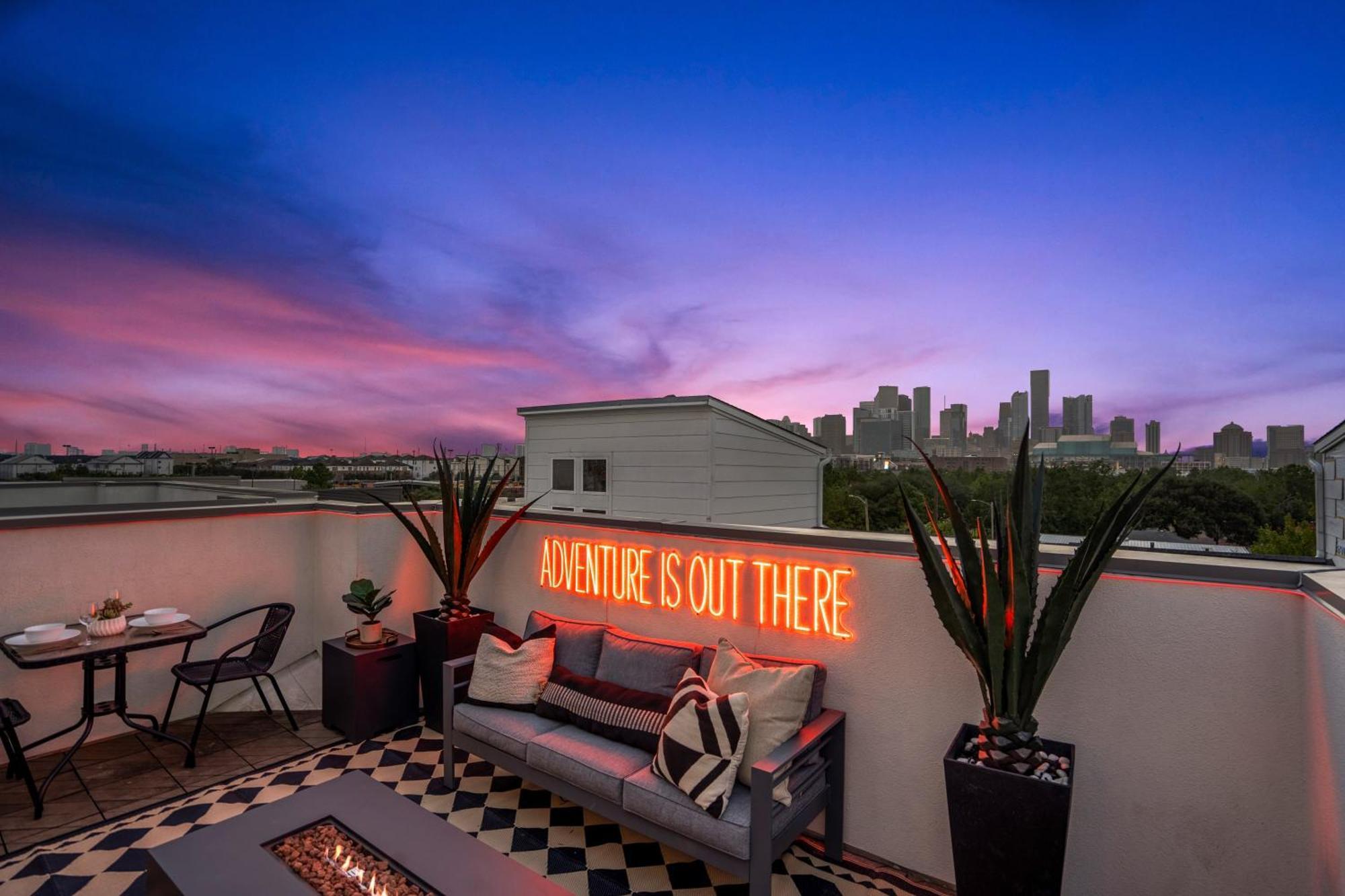 فيلا Luxury Downtown Getaway With Breathtaking Views هيوستن المظهر الخارجي الصورة